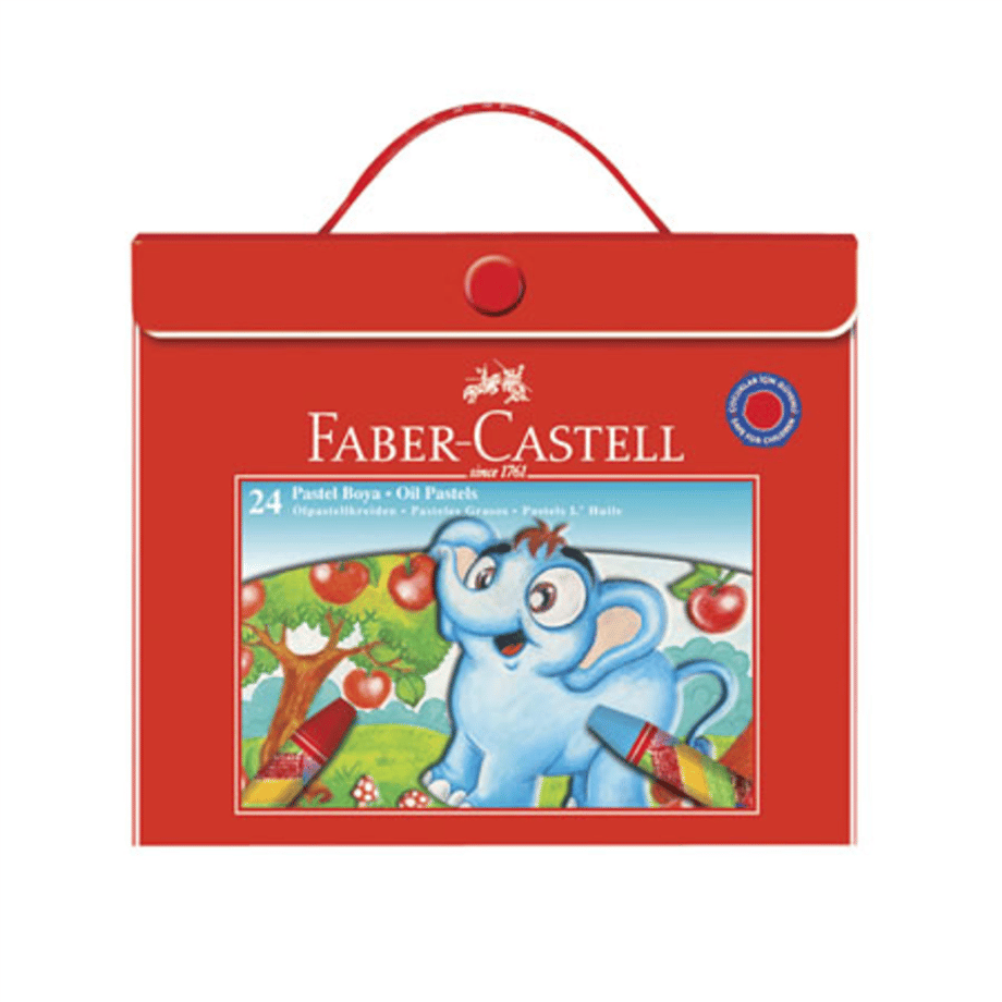 FABER CASTELL PASTEL BOYA RED LİNE 24 RENK ÇANTALI