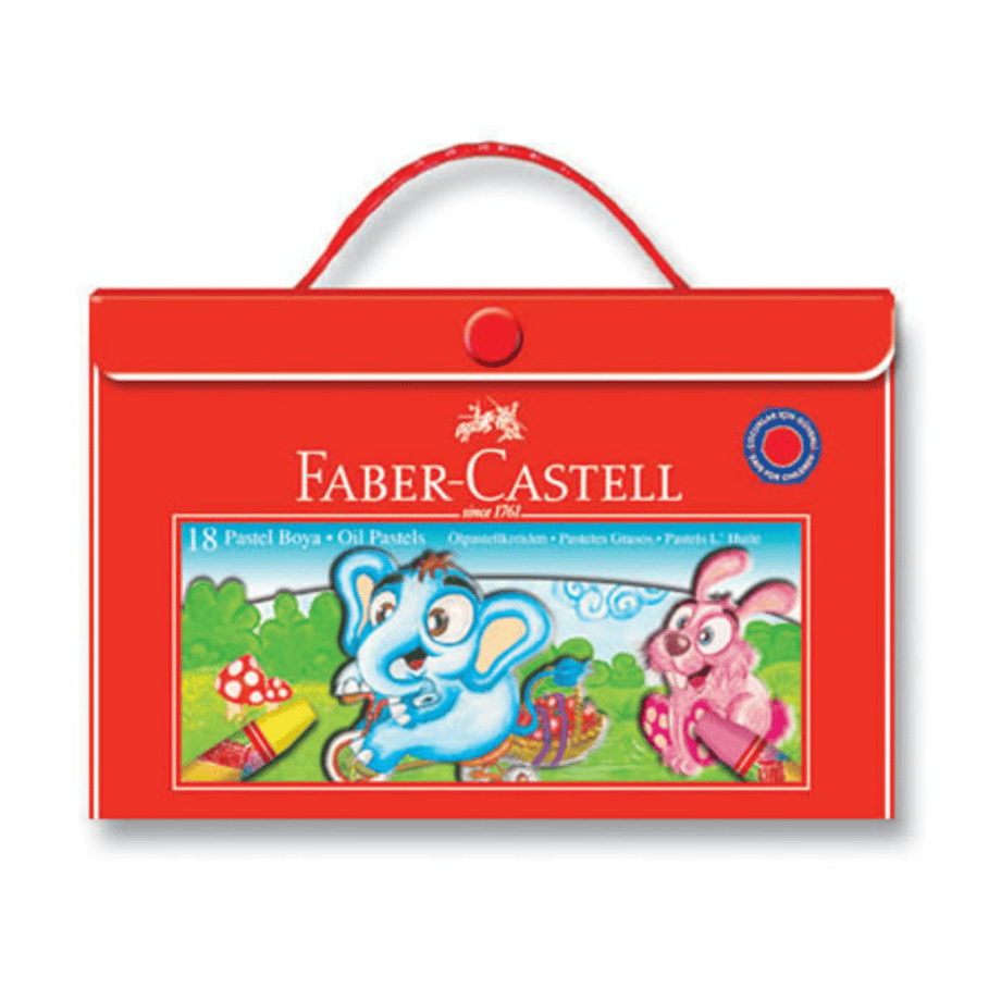 FABER PASTEL BOYA RED LİNE 18 RENK ÇANTALI 125118