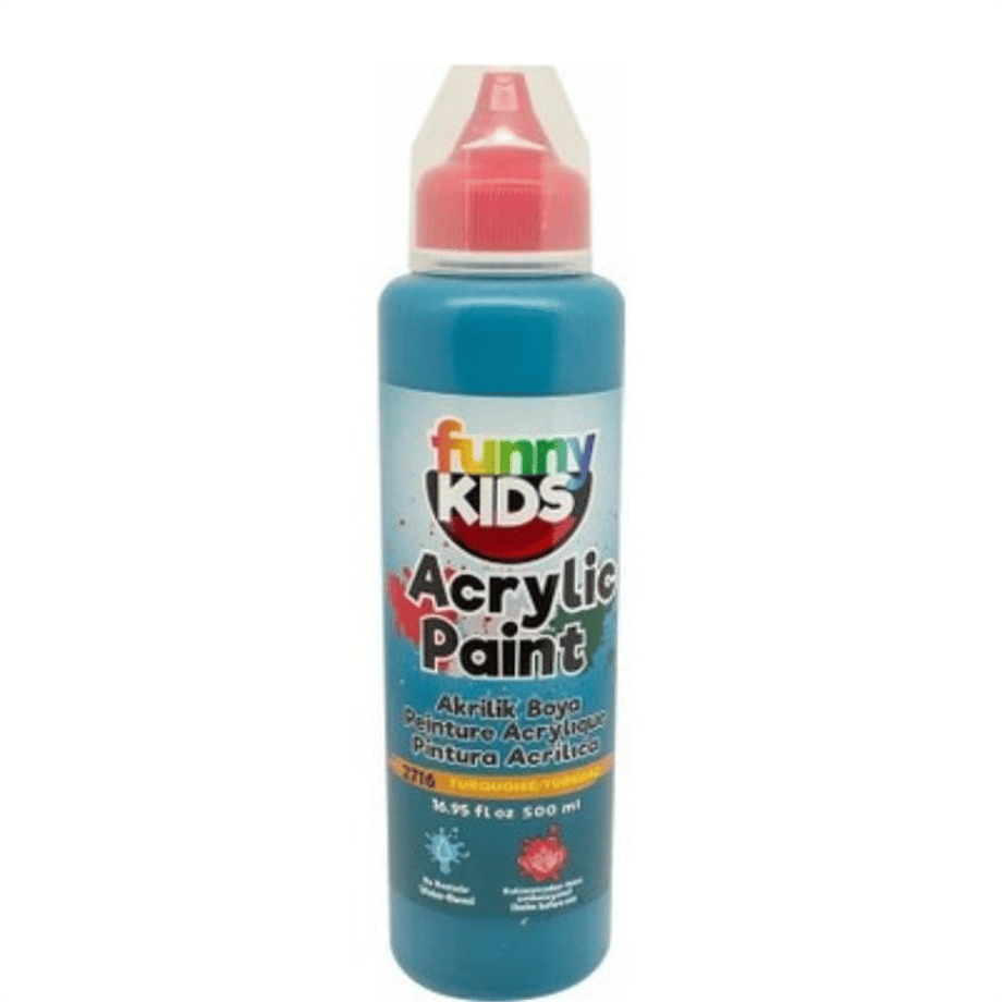 FUNNY KIDS AKRİLİK BOYA 500 CC TURKUAZ