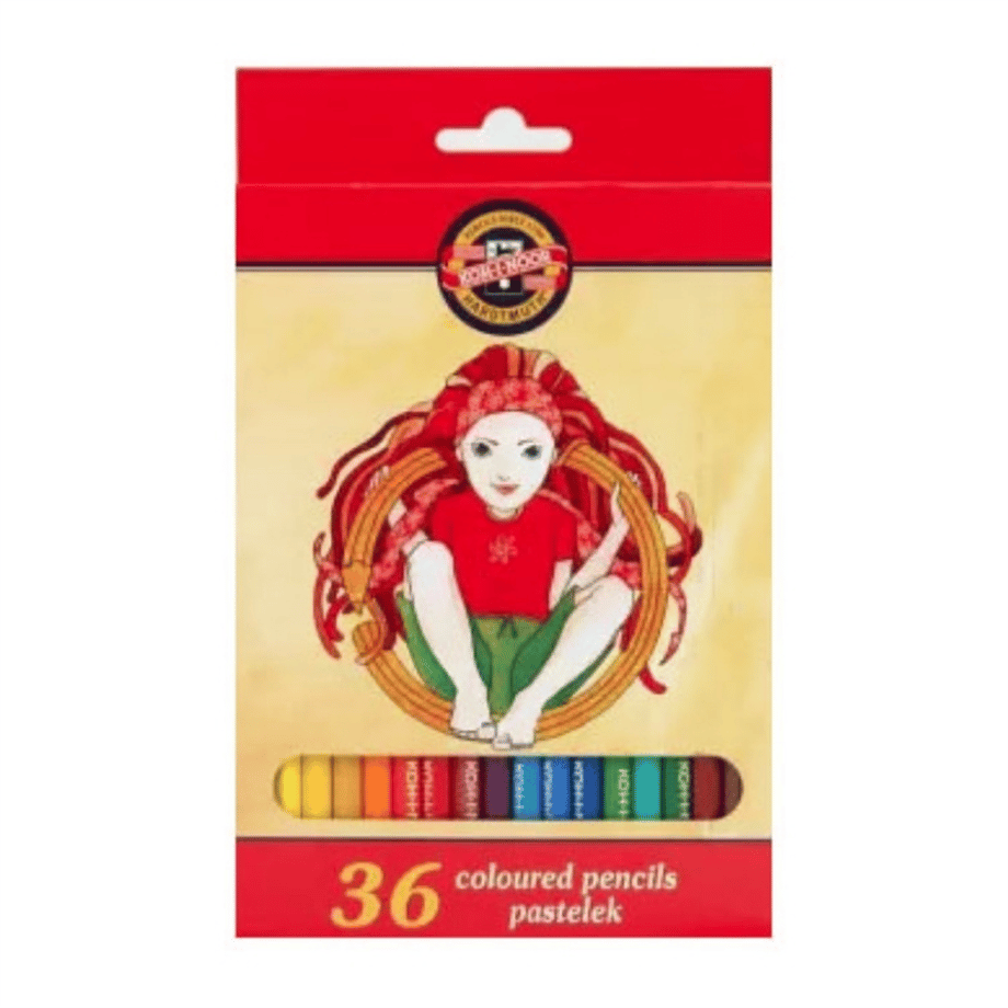 KOH-I-NOOR 36'Lİ UZUN KURU BOYA