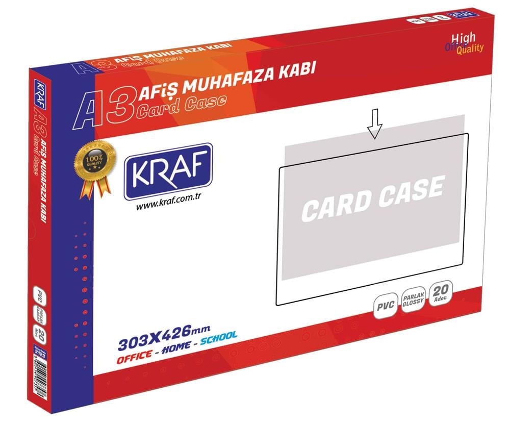 KRAF AFİŞ MUHAFAZA KABI A3 2003 CARD CASE