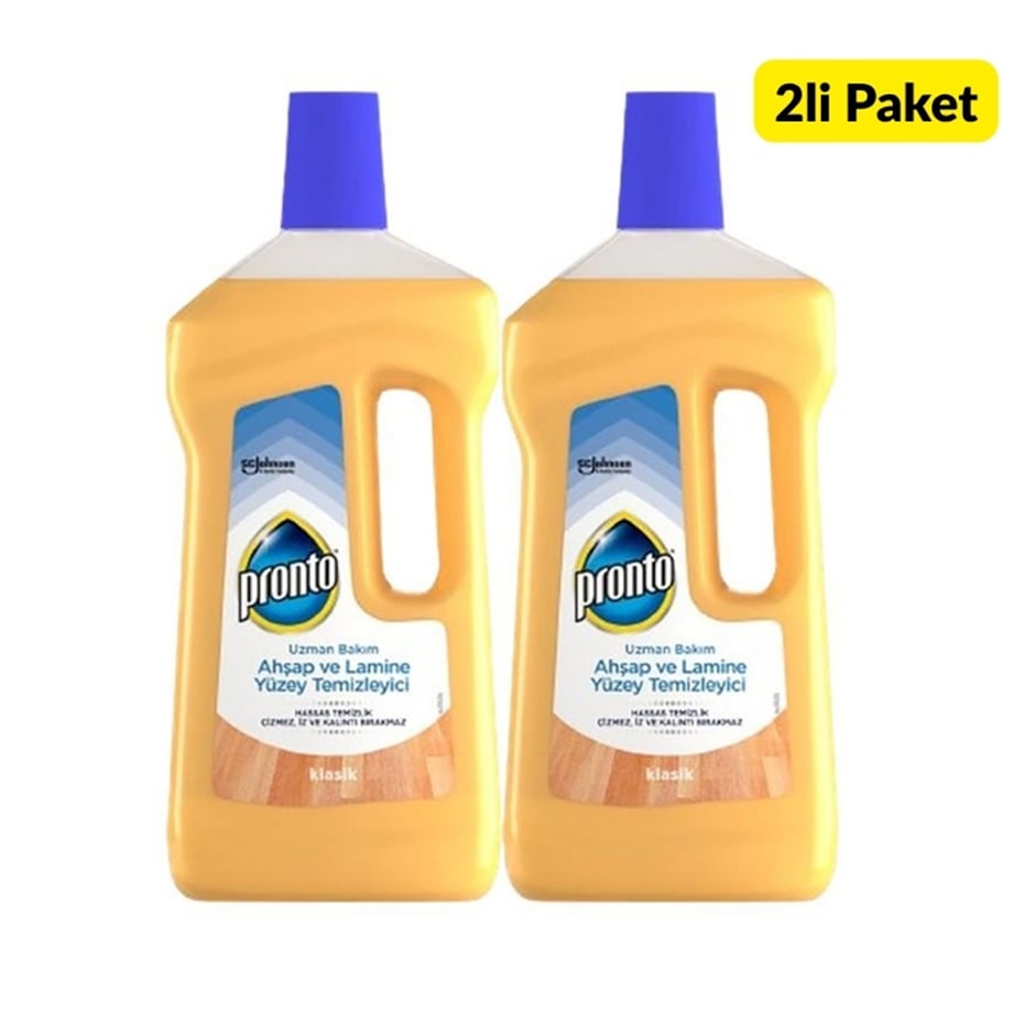 PRONTO AHŞAP YÜZEY TEMİZLEYİCİ 750 ML 2 Lİ PAKET