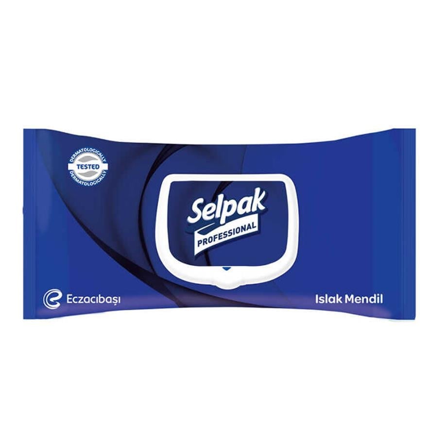 SELPAK PROFESSİONAL ISLAK MENDİL 60 LI