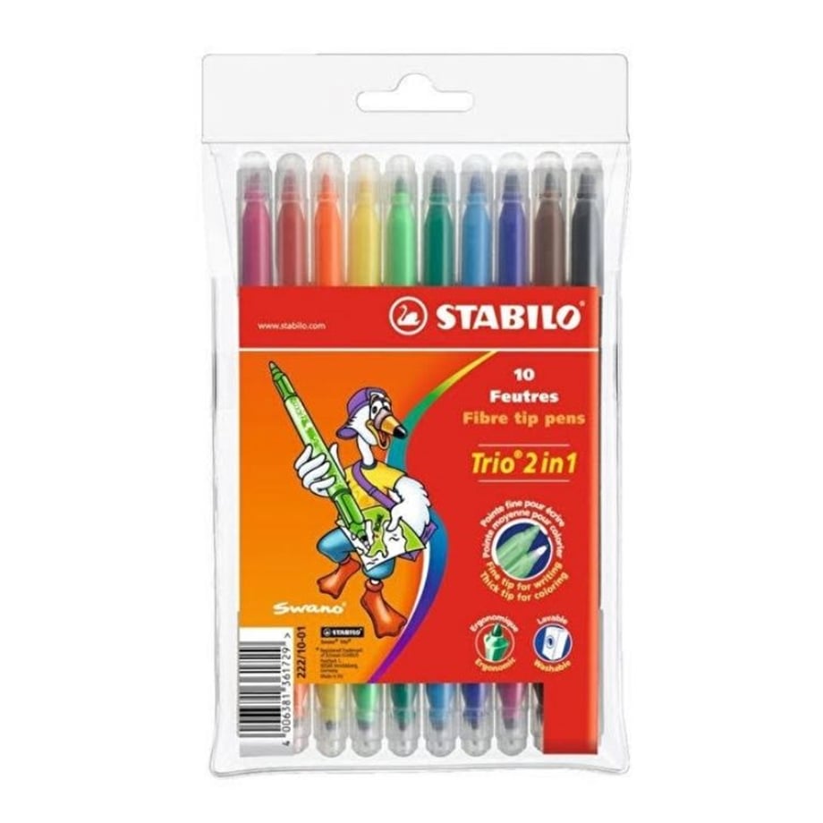 STABILO KEÇELİ KALEM TRIO 2 IN 1 222/10-01