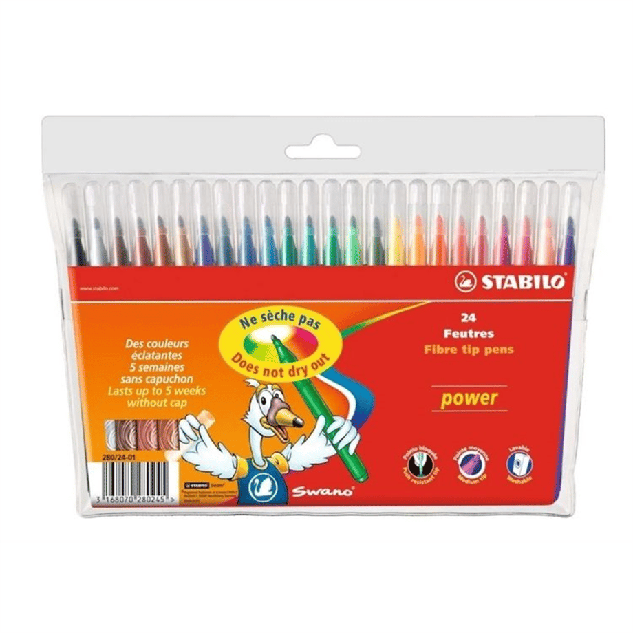 STABILO POWER KEÇELİ KALEM 24 LÜ 280/24-01