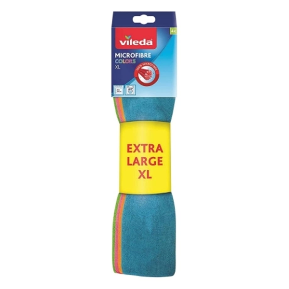 VİLEDA BEZ MİKROFİBER XL STYLE TEMİZLİK BEZİ 4 LÜ BANDROLLÜ 174432