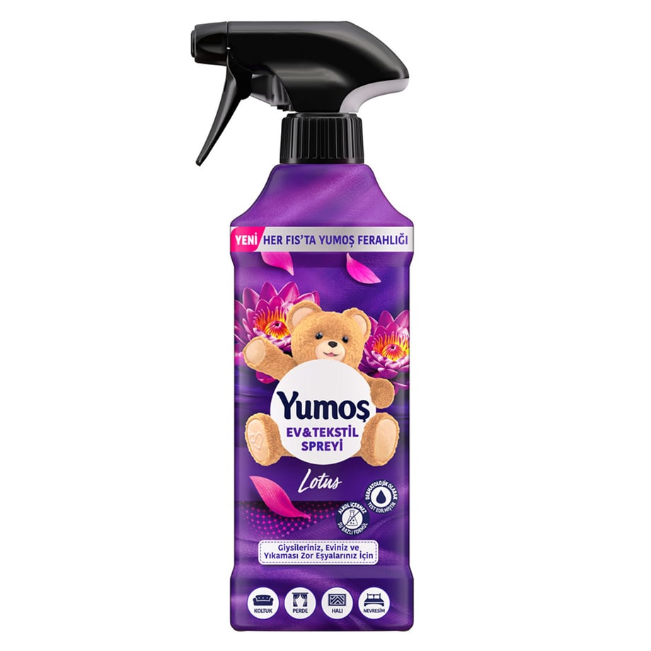 YUMOŞ ODA SPREYİ 450 ML*12AD LOTUS