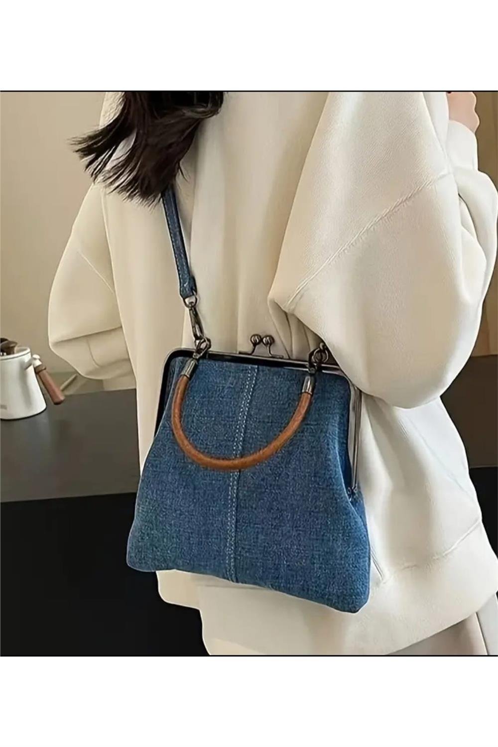 Denim Çapraz Çanta