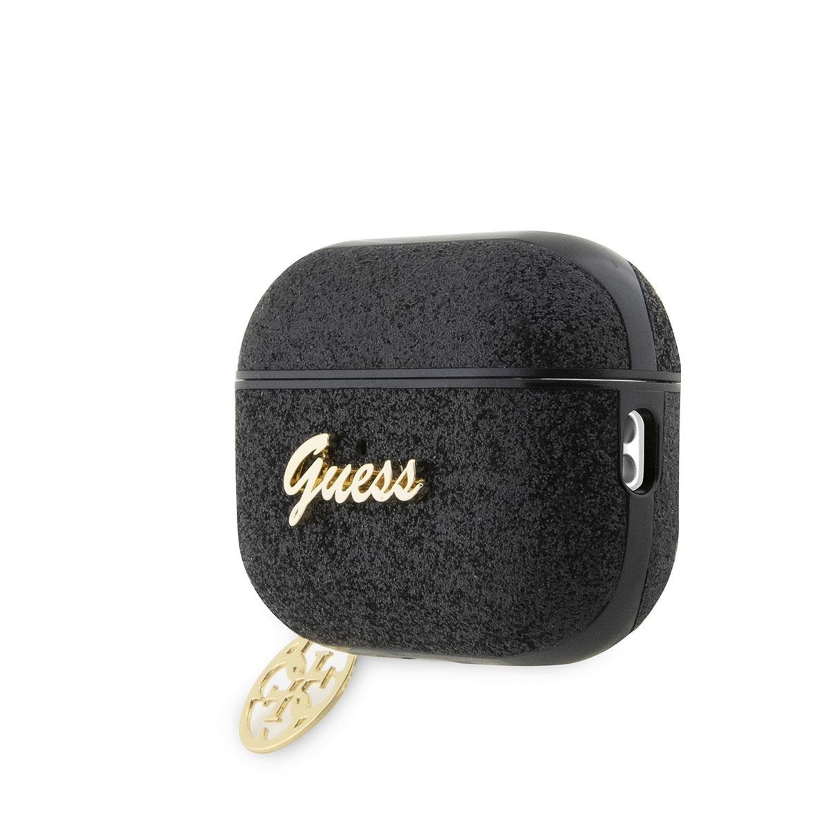 Apple Airpods Pro 2 Kılıf GUESS Glitter 4G Charm Kapak