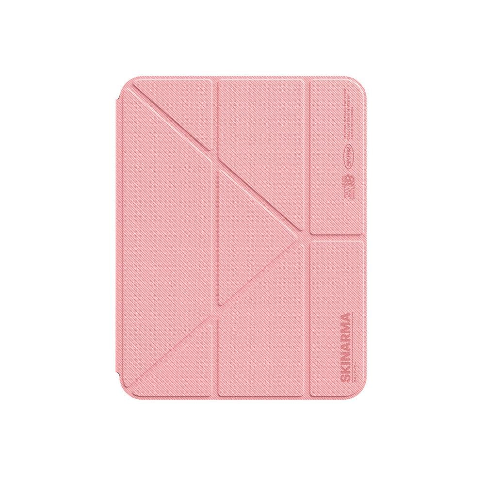 Apple iPad Air 11.Nesil 2025 Kılıf Skinarma Kalemlikli Arkası Şeffaf Standlı Magnetik Zeta Kılıf