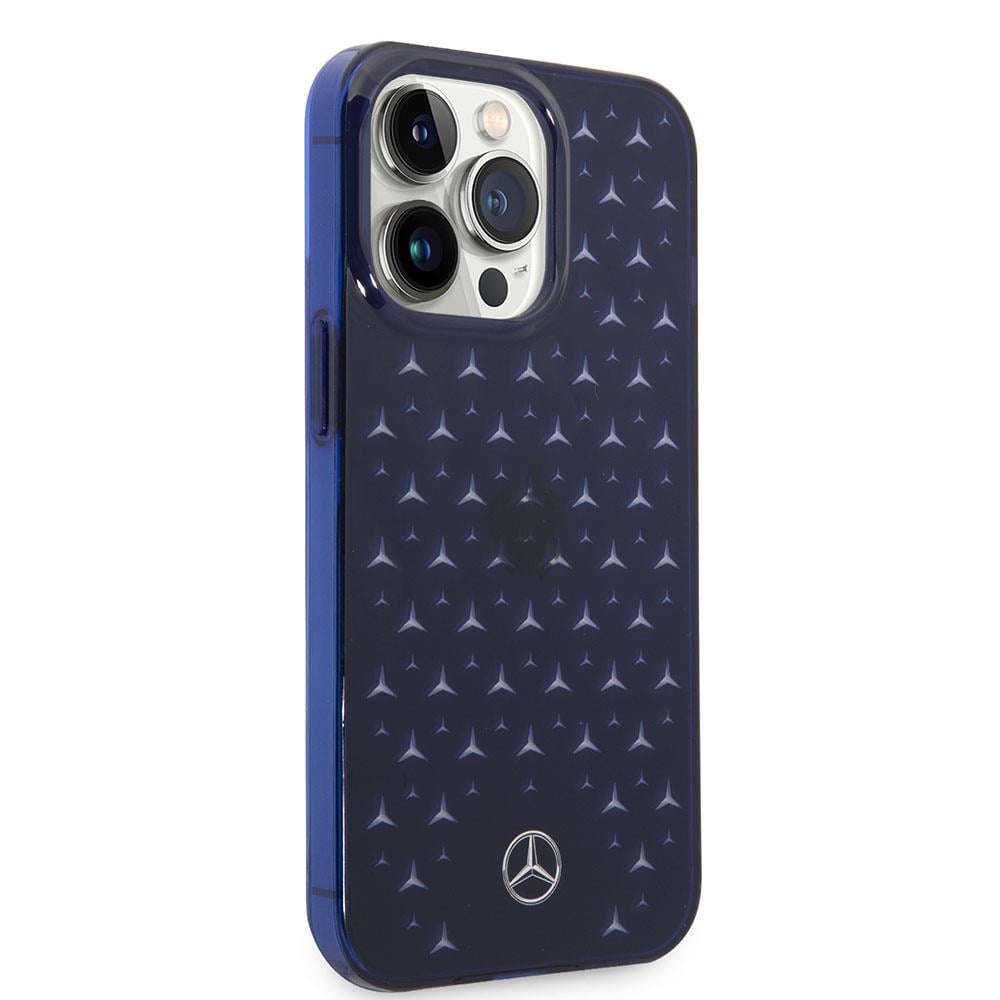 Apple iPhone 14 Pro Max Kılıf Mercedes Benz Transparan Yıldızlı Dizayn Kapak