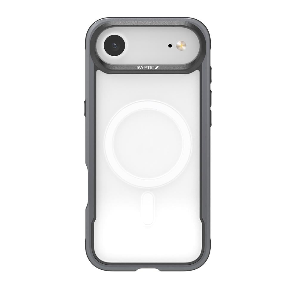Apple iPhone 17 Air Kılıf M-safe Şarj Özellikli Airbagli Raptic Shield Serisi Şeffaf Arka Yüzey Kapak
