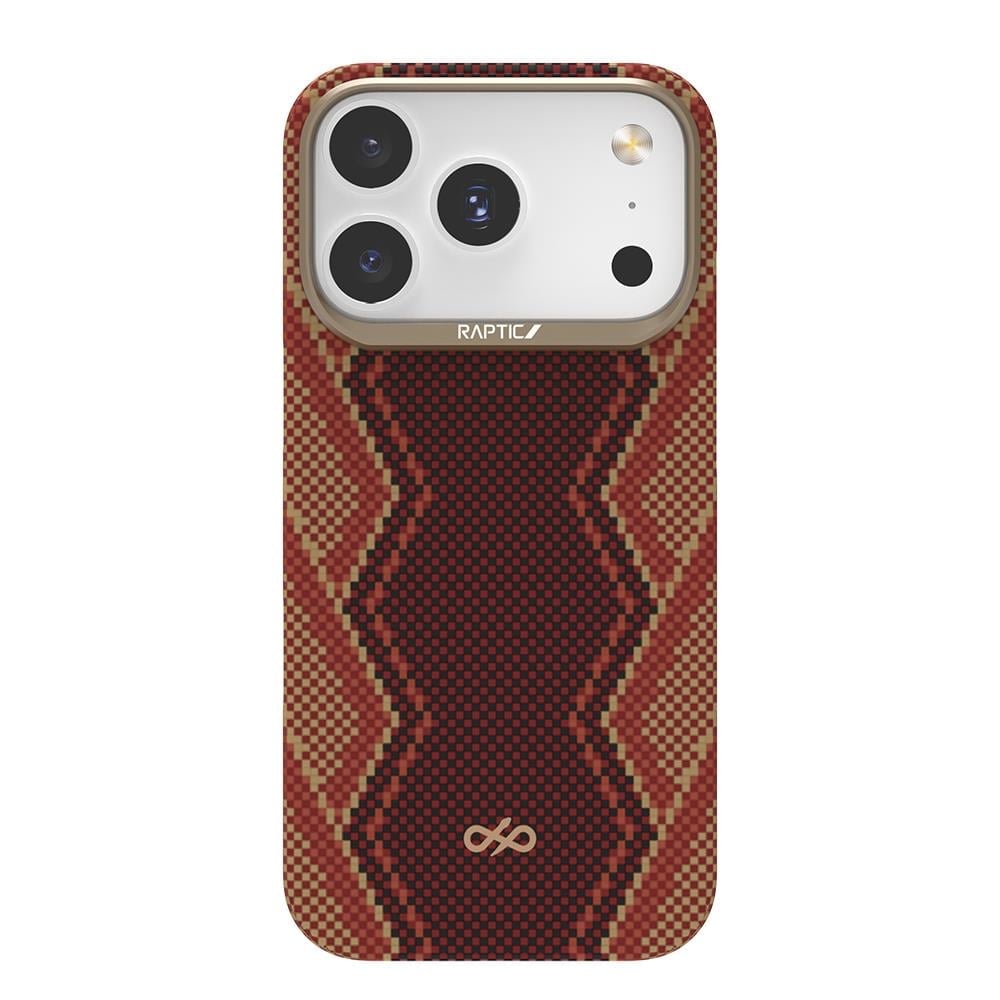 Apple iPhone 17 Pro Kılıf M-safe Şarj Özellikli Raptic Aramid Skin Bionic Serisi Kapak