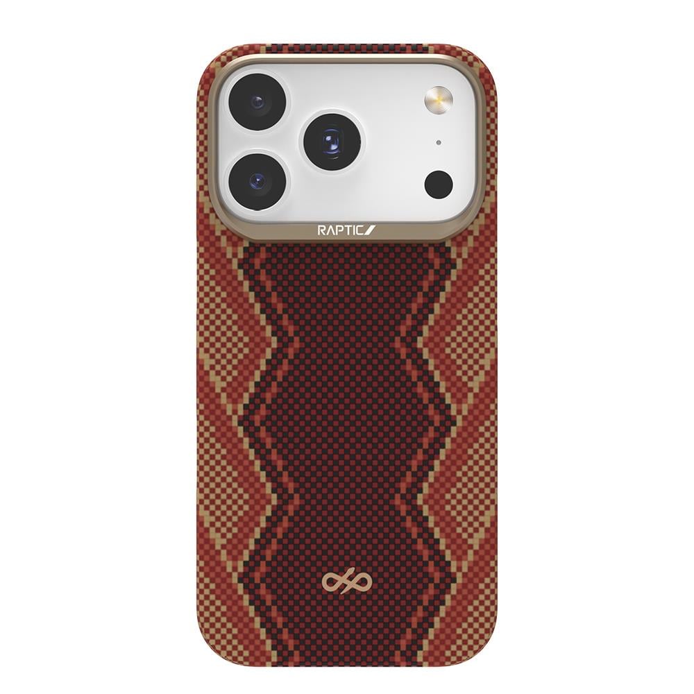 Apple iPhone 17 Pro Max Kılıf M-safe Şarj Özellikli Raptic Aramid Skin Bionic Serisi Kapak