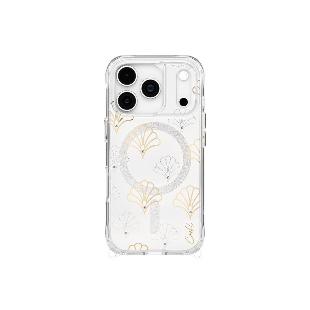Apple iPhone 17 Pro Max Kılıf M-safe Şarj Özellikli Şeffaf Desenli Arka Yüzey Coehl Maree Kapak