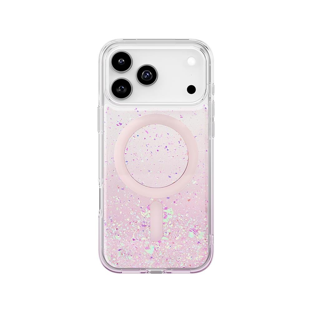Apple iPhone 17 Pro Max Kılıf M-safe Şarj Özellikli Hologram Parçalı Coehl Rosara Kapak