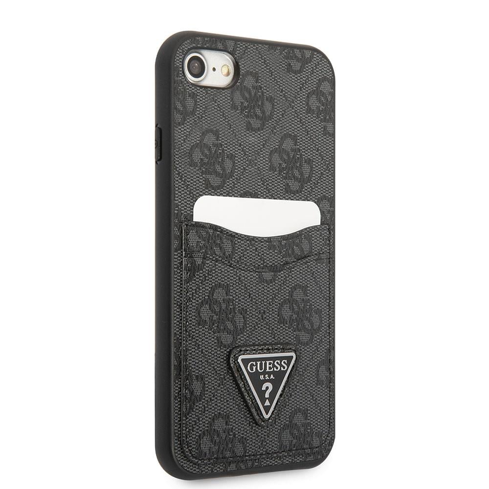 Apple iPhone SE 2020 Kılıf GUESS Çift Kart Bölmeli Kapak