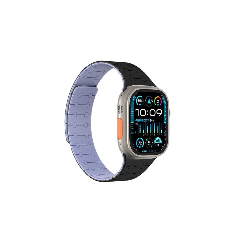 Apple Watch 10 46mm Amazingthing Smoothie Sport Magnetik Tak Çıkar Silikon Strap Kayış