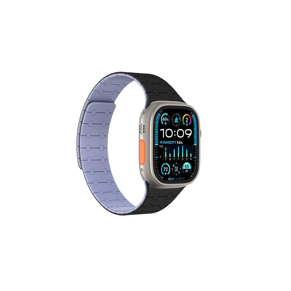 Apple Watch Ultra 49mm Amazingthing Smoothie Sport Magnetik Tak Çıkar Silikon Strap Kayış