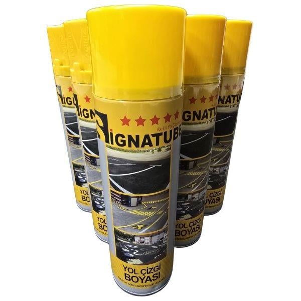 Sprey Beyaz Çizgi BoyasıHTSGNTBS 9016-500Signatube Sprey Beyaz Çizgi Boyası