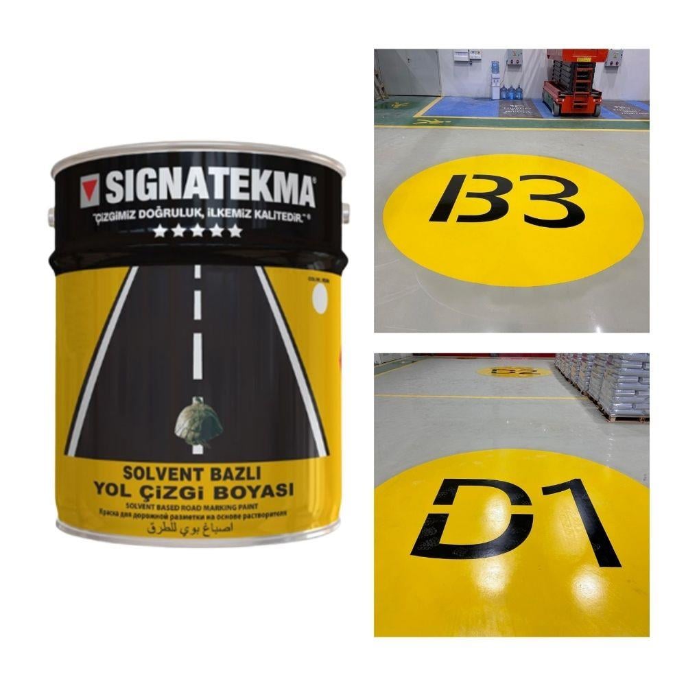 Sarı Akrilik Yol Çizgi Boyası | Profesyonel Dayanıklı Zemin BoyasıSBO 2220 10Sarı Akrilik Yol Çizgi Boyası 25 kg – RAL 1023