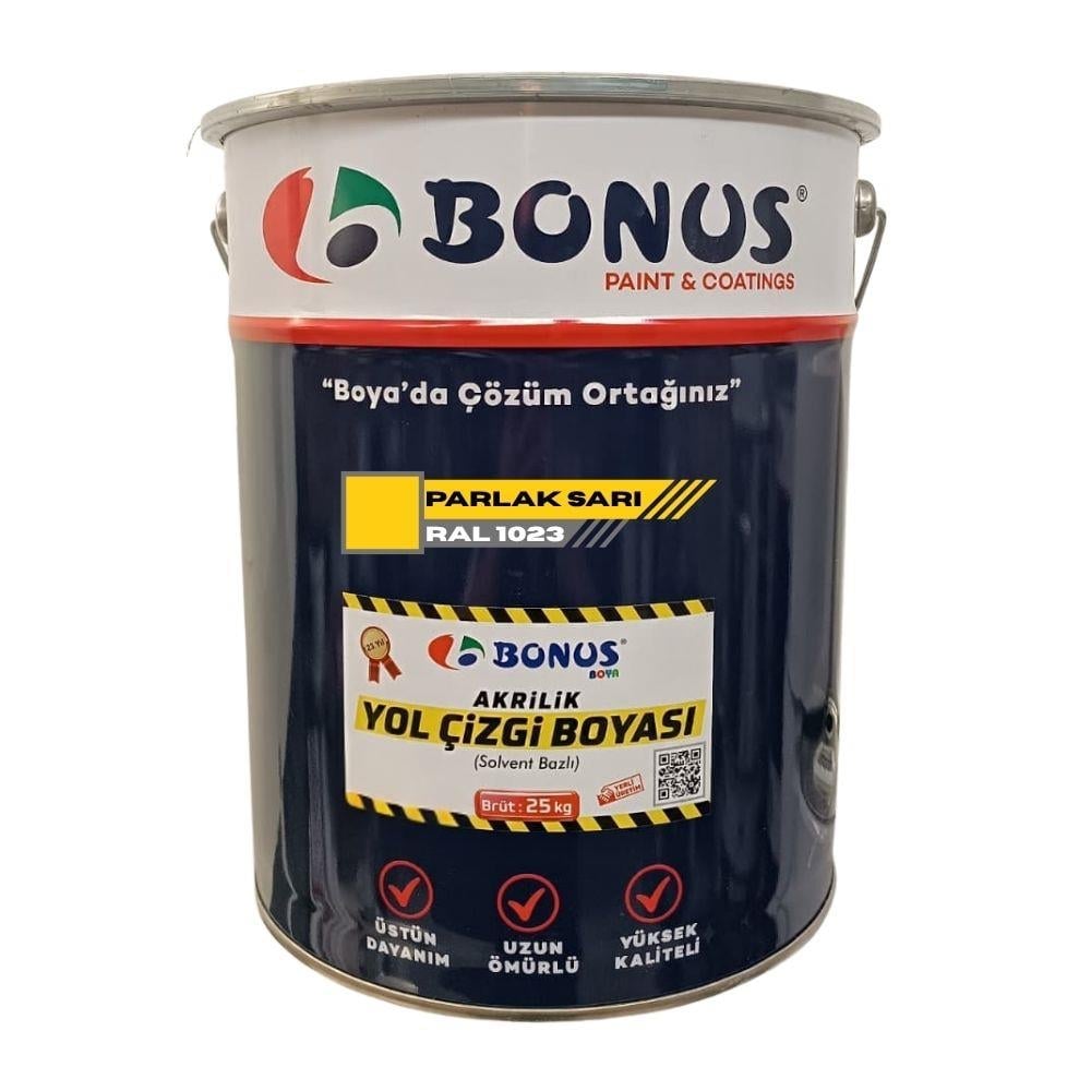 Parlak Sarı Akrilik Zemin Boyası 25 Kg – RAL 1023HTBOYA020Parlak Sarı Akrilik Zemin Boyası 25 Kg – RAL 1023