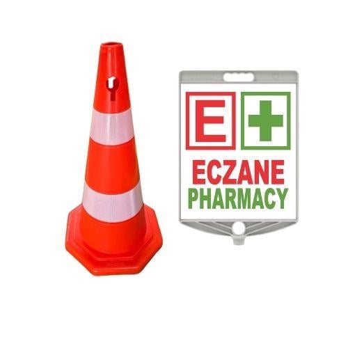 Eczane Levhalı Uyarı Dubası702808R2ECO - LEZT945 TY 21Eczane Levhalı Uyarı Dubası