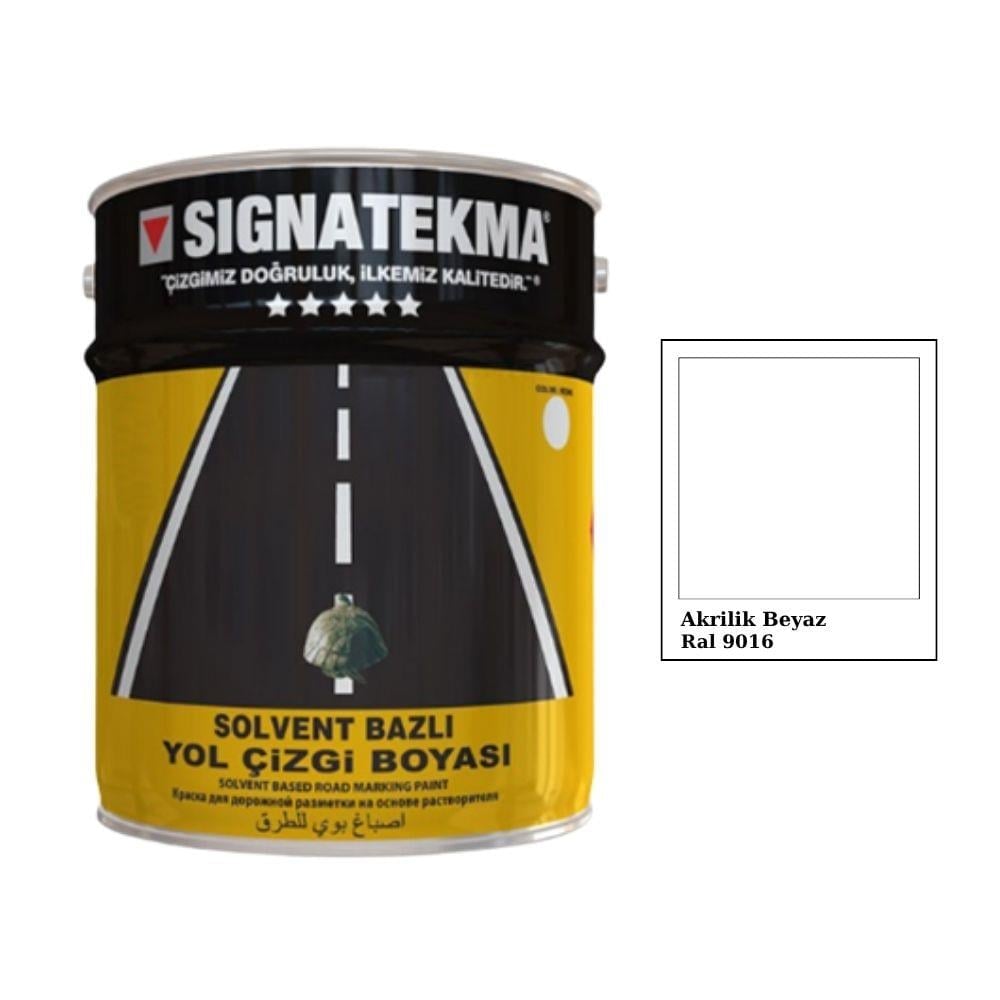 Beyaz Akrilik Yol Çizgi Boyası | Asfalt ve Beton İçin Dayanıklı Çizgi BoyasıSBO 2220 10 9016Beyaz Akrilik Yol Çizgi Boyası 25 kg – RAL 9016