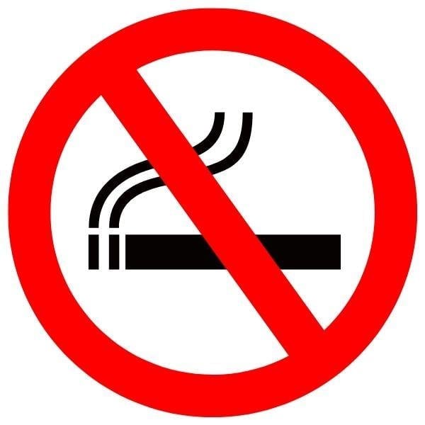 Sigara İçmek Yasaktır İşareti StickerHT2020-006SSigara İçmek Yasak İşareti Sticker