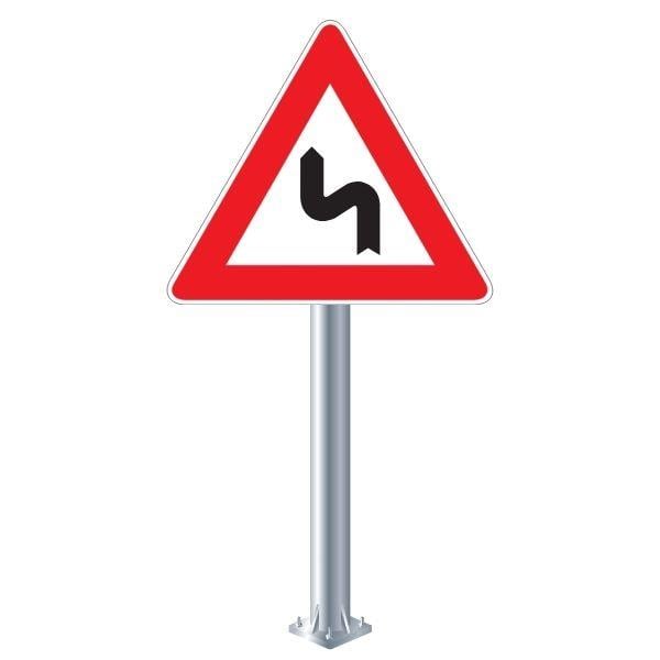 Sola Devamlı Tehlikeli Viraj Levhası T-2BT-2b-30Sola Devamlı Tehlikeli Viraj Levhası T-2B