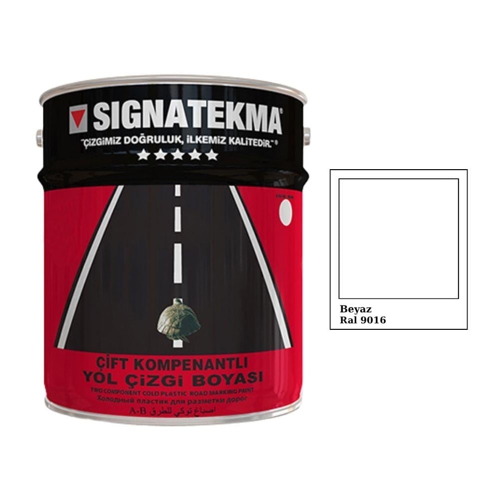 Beyaz Çift Kompenantlı Yol Çizgi Boyası 25 kgMF21 BEYAZBeyaz Çift Komponentli Yol Çizgi Boyası 25 kg