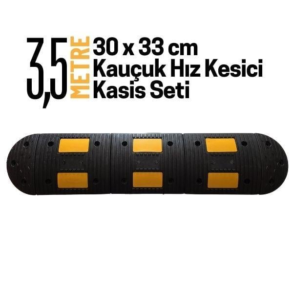 30x33 cm Kauçuk Hız Kesici Kasis Seti 3,5 MetreHYL3033K-353,5 Metre Kauçuk Hız Kesici Kasis Seti 30x33 cm