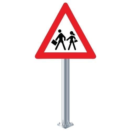 Okul Geçidi Uyarı Levhası T-12T-12-30NOkul Geçidi Uyarı Levhası T-12