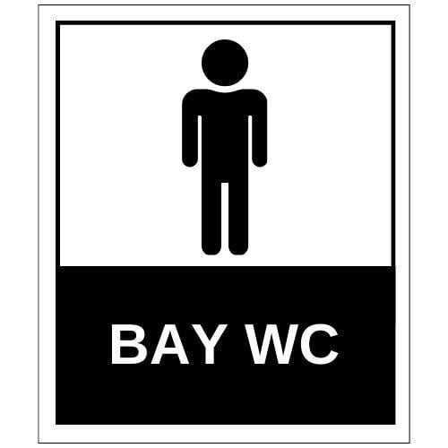 Bay Wc Sticker EtiketUY-STC-1609-30Bay Wc Sticker Yapışkanlı Etiket
