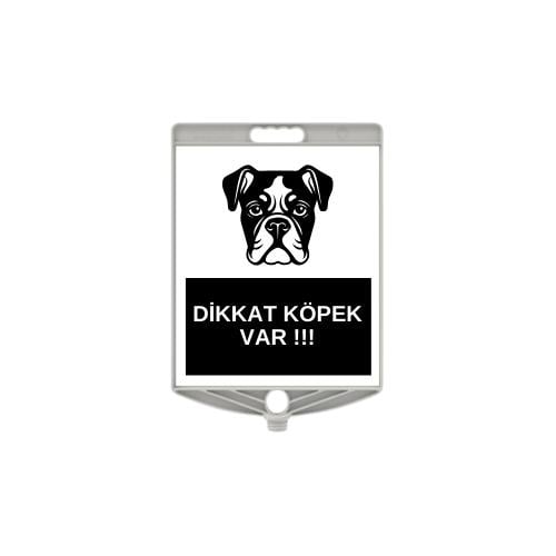 Dikkat Köpek Var Uyarı Levhası