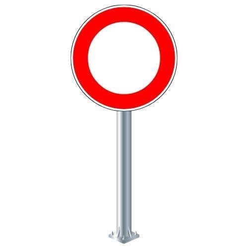 Taşıt Trafiğine Kapalı Yol Levhası TT-5TT-5-30Taşıt Trafiğine Kapalı Yol Levhası TT-5