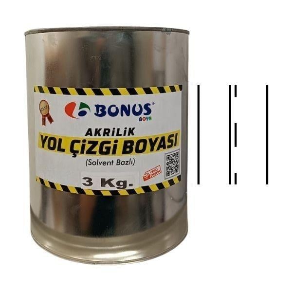 Siyah Yol Çizgi Boyası Boyası 3 KgBN 1050 03 9017Siyah Yol Çizgi Boyası 3 kg
