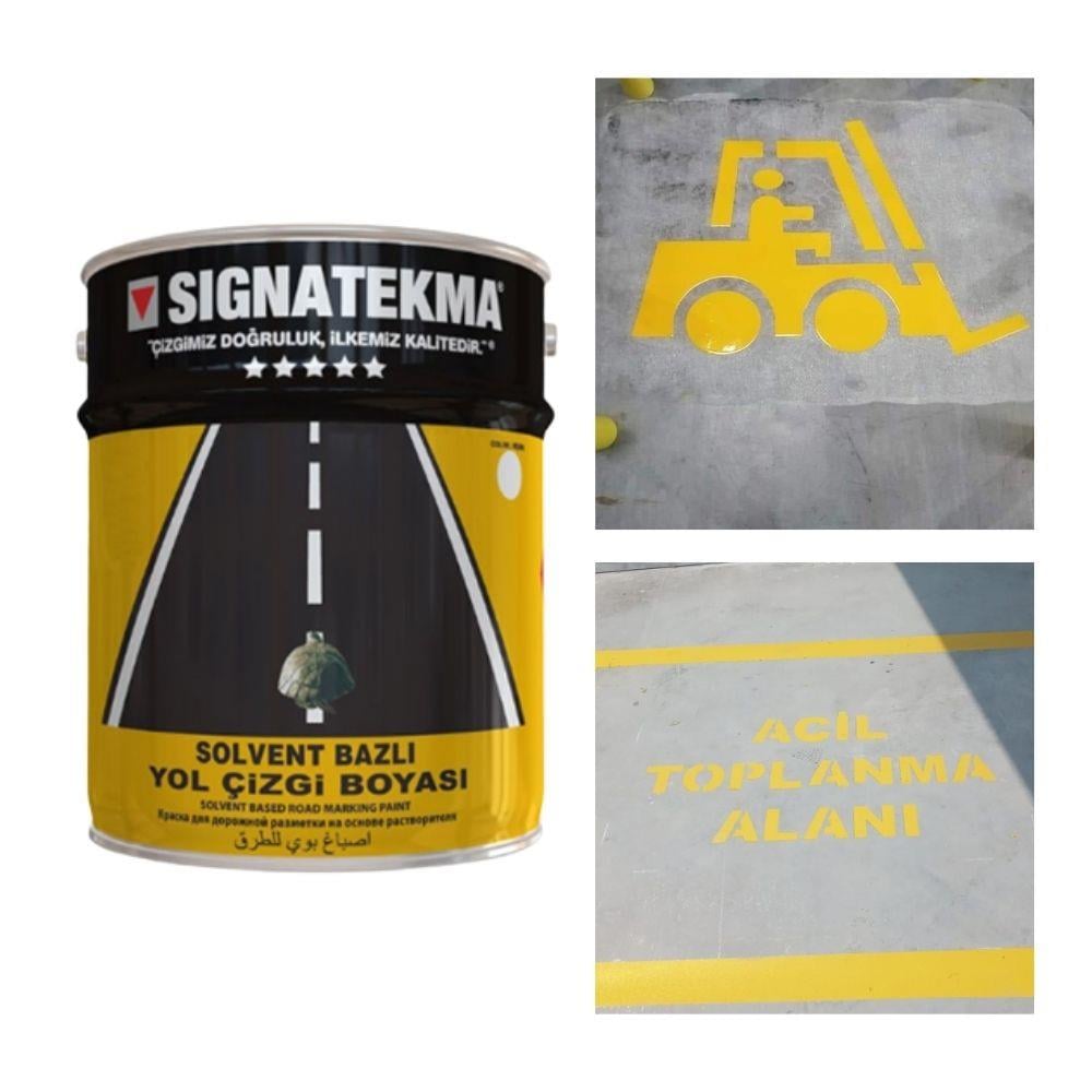 Sarı Akrilik Yol Çizgi Boyası | Profesyonel Dayanıklı Zemin BoyasıSBO 2220 10Sarı Akrilik Yol Çizgi Boyası 25 kg – RAL 1023