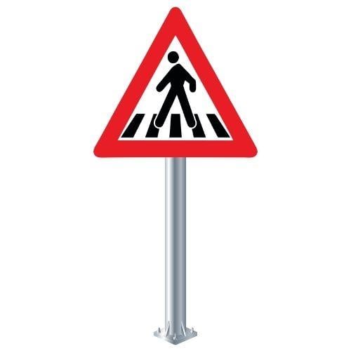 Yaya Geçidi Uyarı Levhası T-11T-11-30NYaya Geçidi Uyarı Levhası T-11