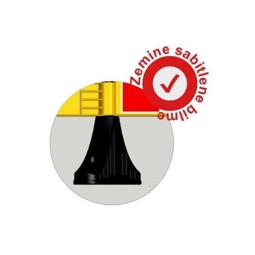 Kırmızı Plastik Güvenlik Barikatı Panel Bariyer