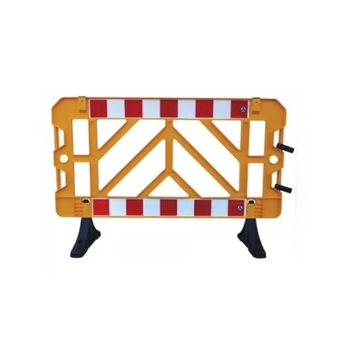Sarı Plastik Güvenlik Barikatı Panel Bariyer