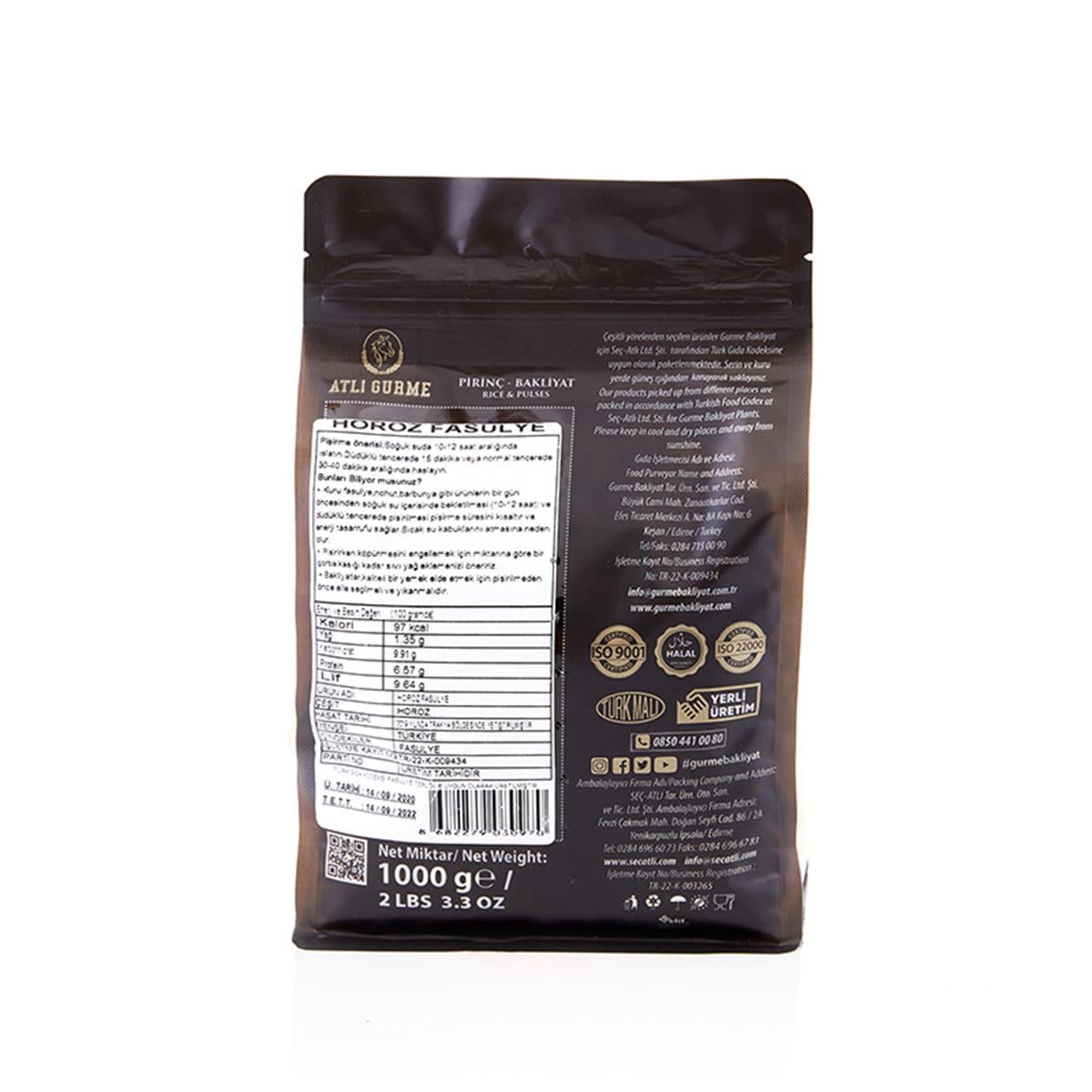 Atlı Gurme Trakya Horoz Fasulye 1 kg