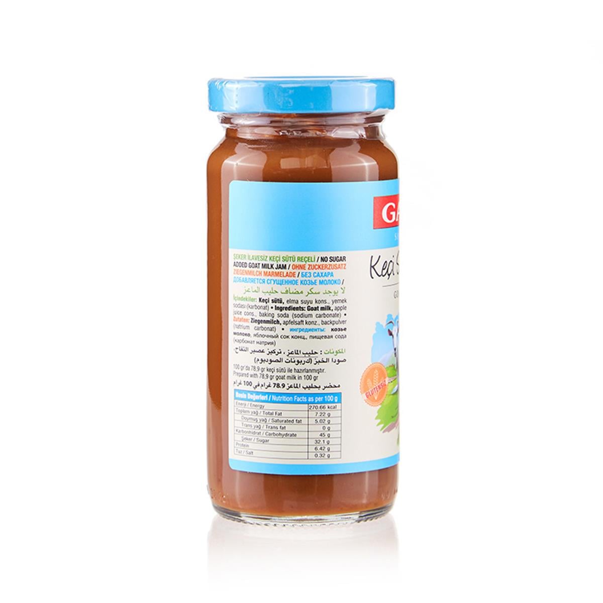 Keçi Sütü Reçeli Şeker İlavesiz 270 gr