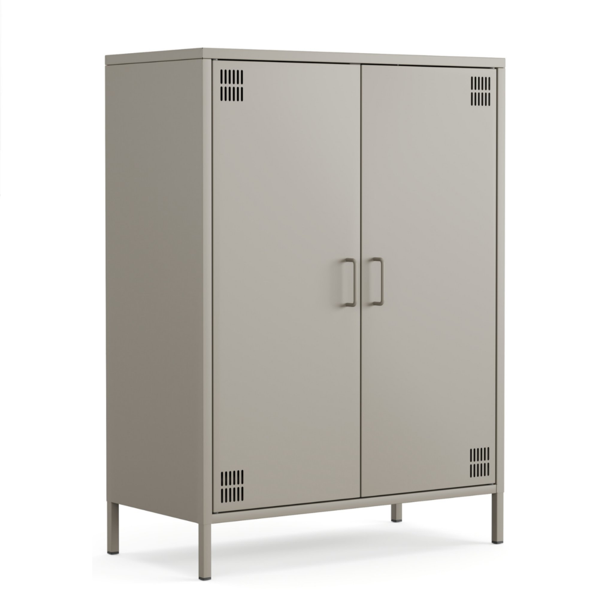 Pera Metal Dolap 2 Kapılı 80,50 x 40 x 109,50 cm - Ral 7039 Antrasit