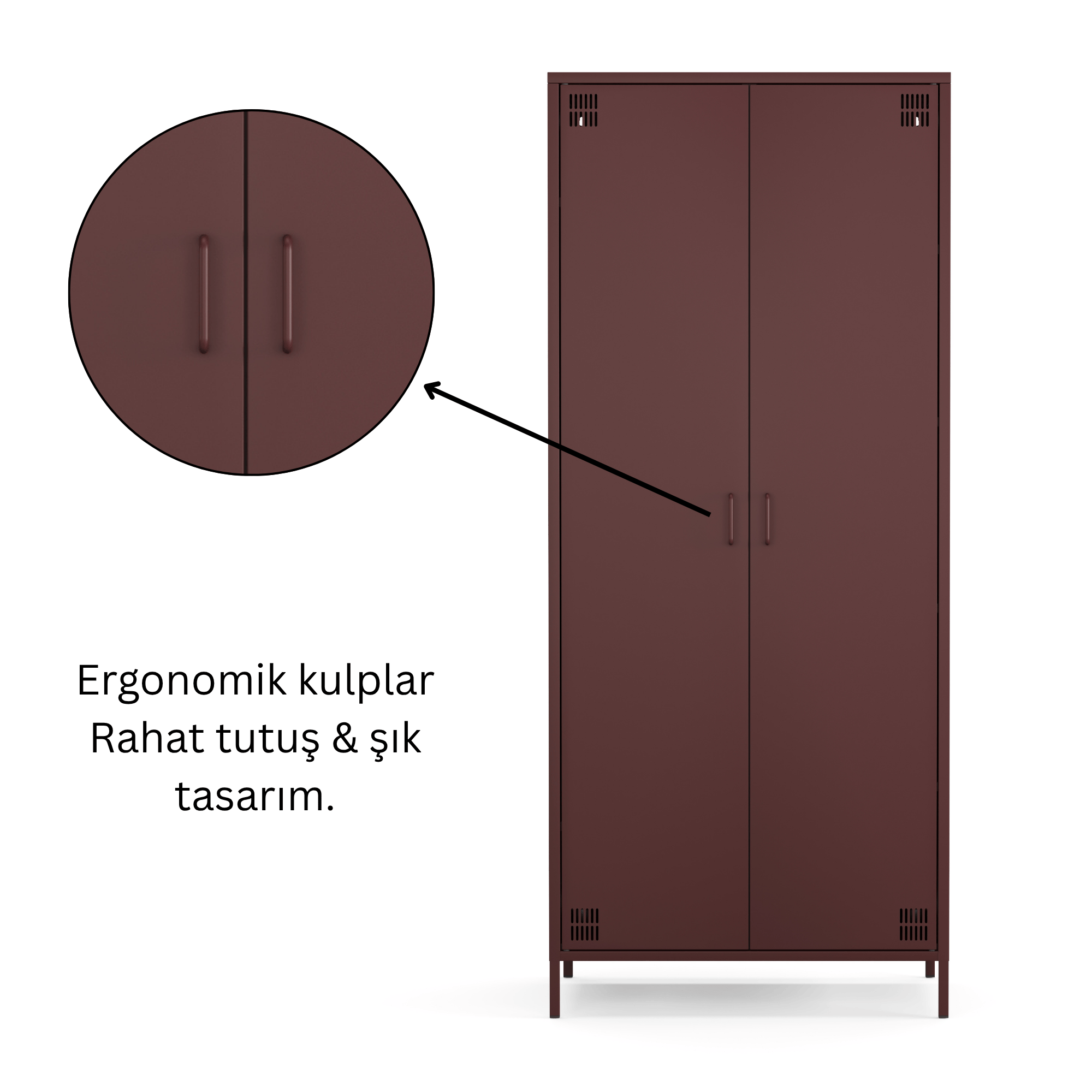 Pera Metal Elbise Dolabı