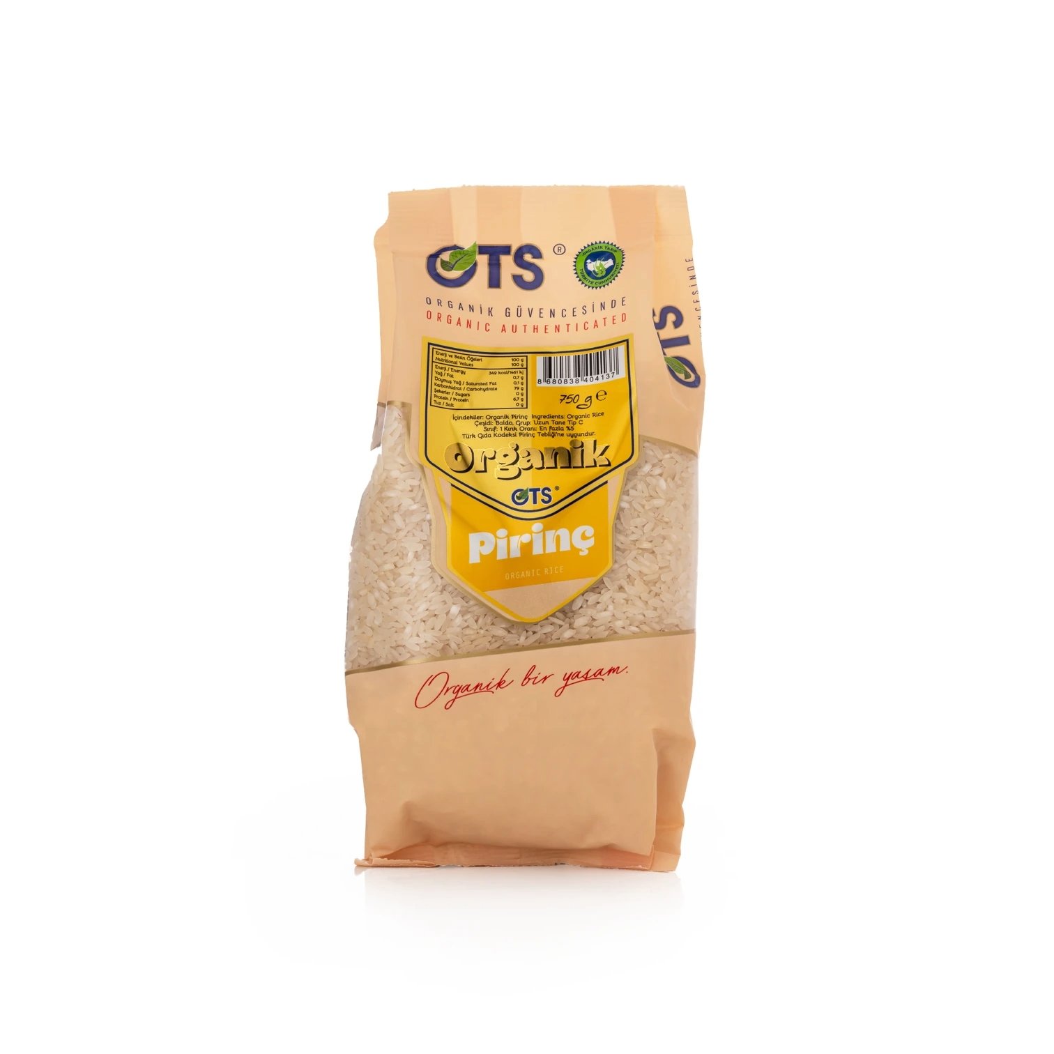 OTS Organik Pirinç 750 g