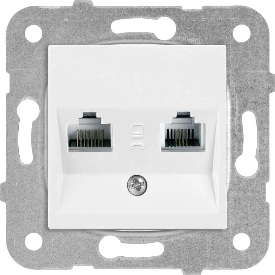 Viko Karre Beyaz Data Nümeris Cat5E Cat3 Çerceve Hariç