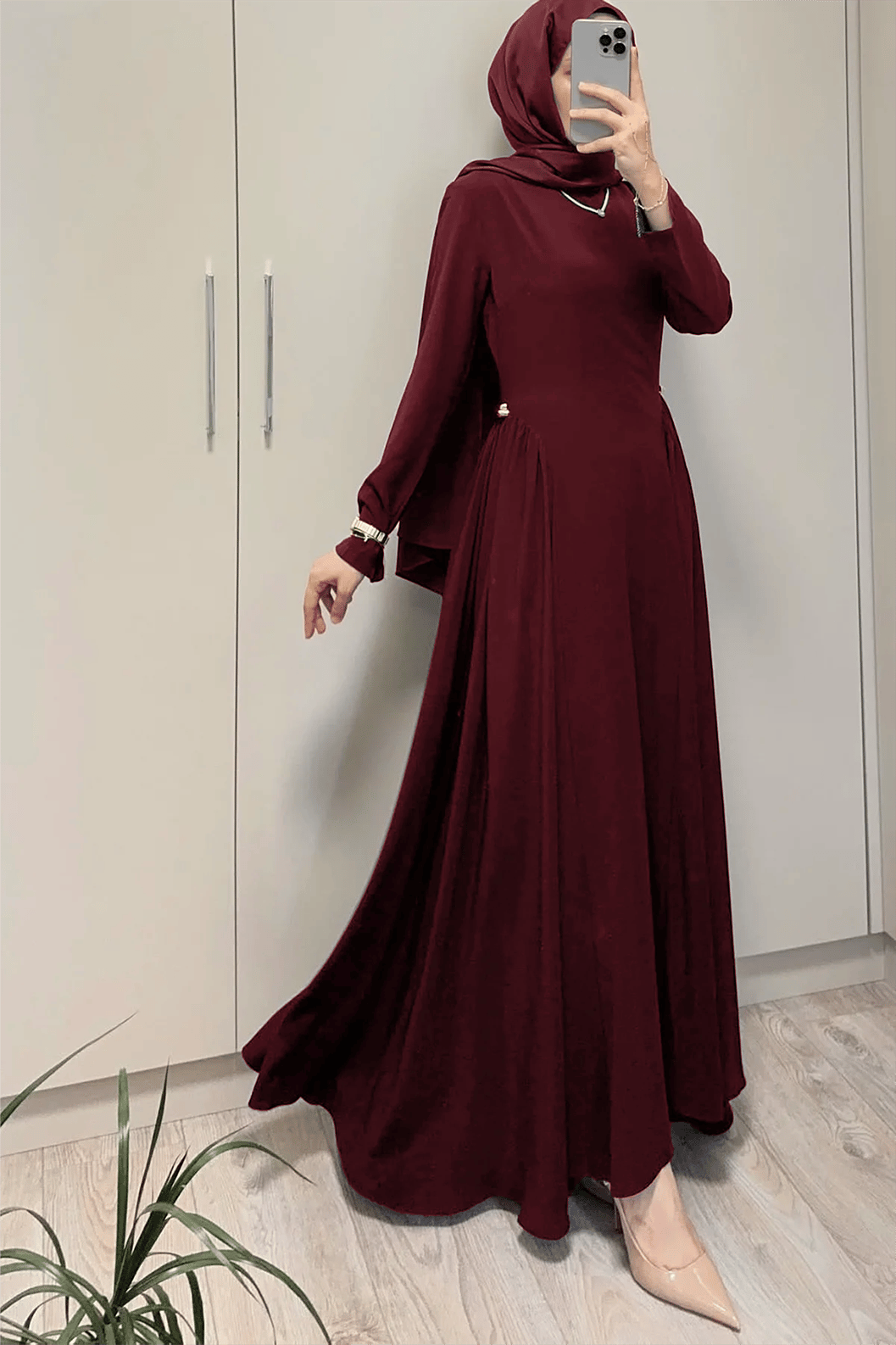 DİANA BORDO ELBİSE