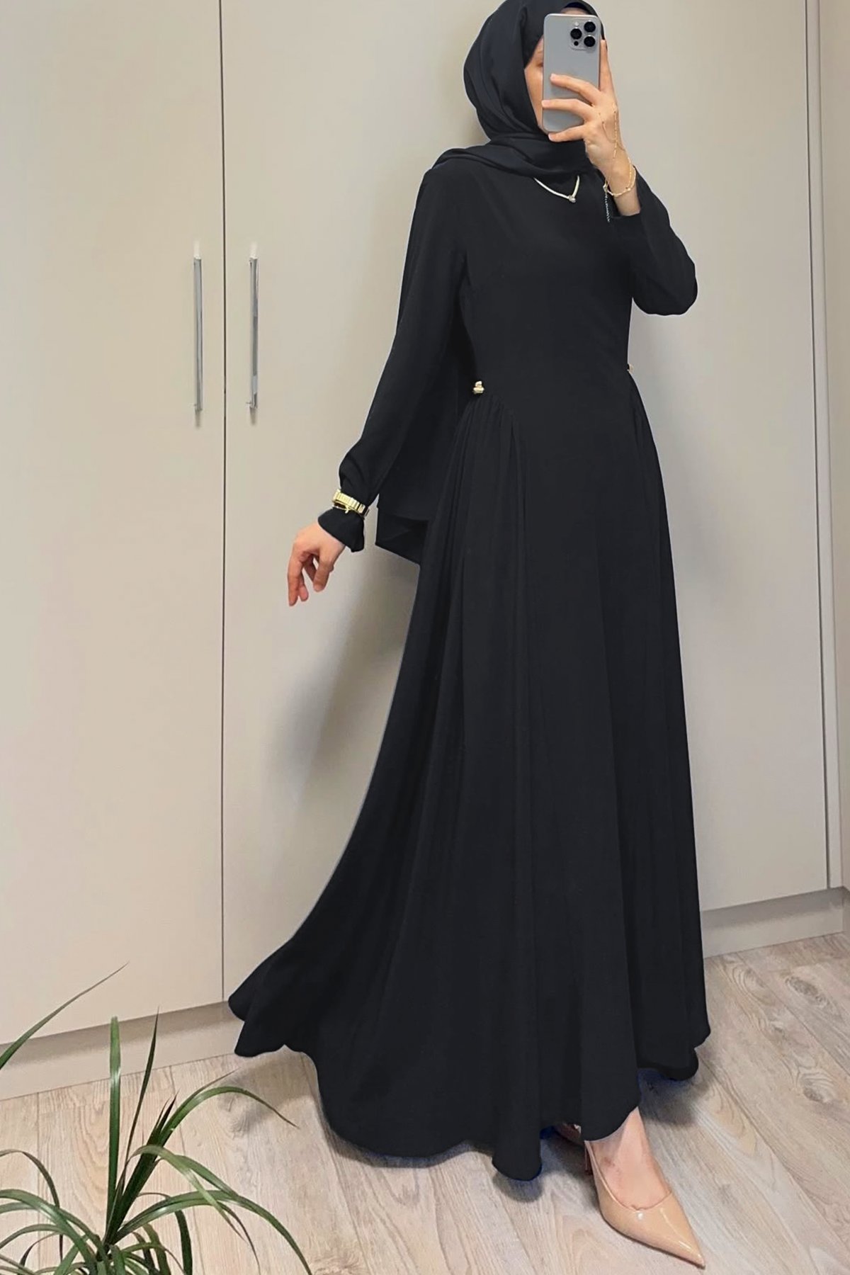 DİANA SİYAH ELBİSE