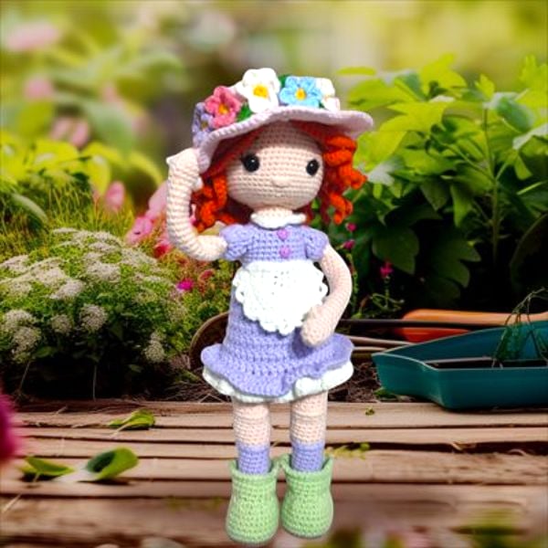 Gardener Girl - Bahçivan Kız Amigurumi
